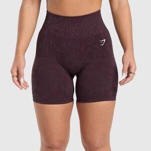 Gymshark Women's Bike Shorts - Dark Maroon